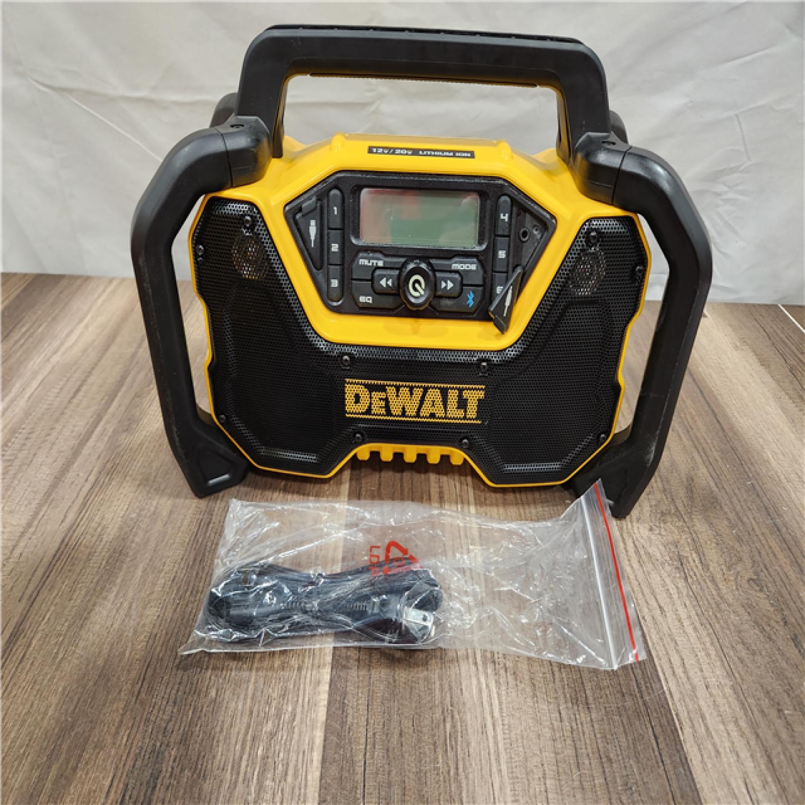 AS-IS DEWALT 20V MAX Compact Cordless Bluetooth Radio (Tool Only)