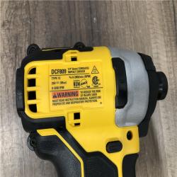 AS-IS DEWALT ATOMIC 20V MAX Cordless Brushless Compact 1/4 in. Impact Driver (Tool Only)