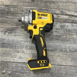 AS-IS DEWALT 20-Volt MAX XR Lithium-Ion Brushless Cordless 1/2 in. Impact Wrench with Detent Pin Anvil (Tool-Only)