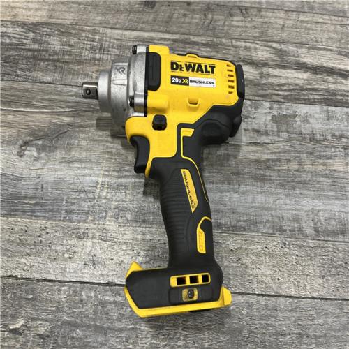 AS-IS DEWALT 20-Volt MAX XR Lithium-Ion Brushless Cordless 1/2 in. Impact Wrench with Detent Pin Anvil (Tool-Only)