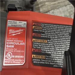 AS-IS Milwaukee FUEL 18V Lithium-Ion Cordless 7-1/4 in. Rear Handle Circular Saw (Tool-Only)