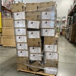 DALLAS LOCATION - Denver 48 in. Integrated LED Indoor White Ceiling Fan with Remote PALLET-(48 UNITS)