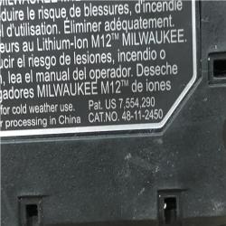 AS-IS Milwaukee 12V Lithium-Ion XC High Output 5.0 Ah Battery Pack (2-Pack) Starter Kit with Charger