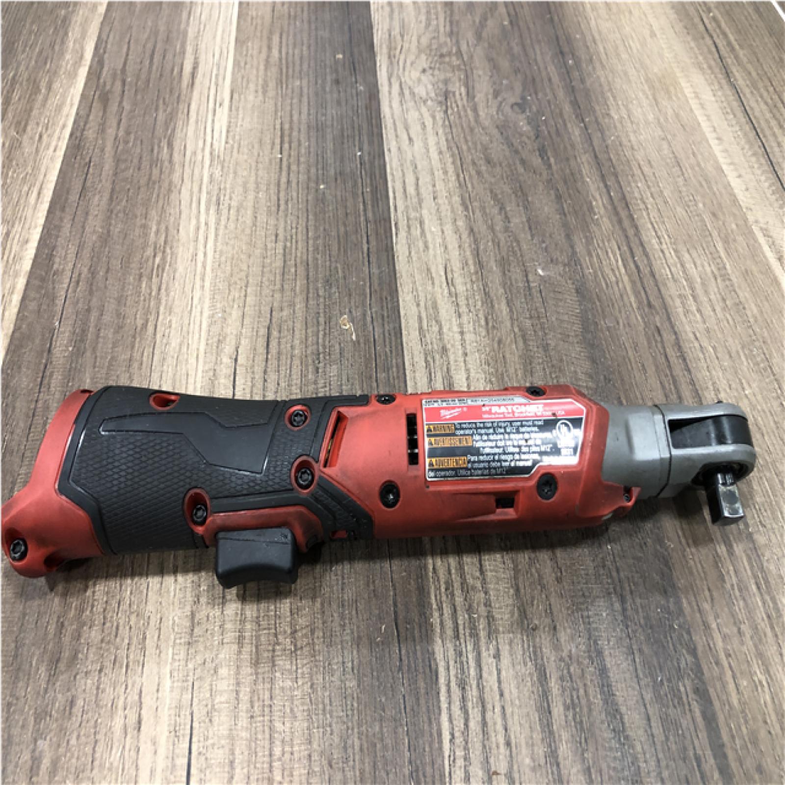 AS-IS Milwaukee FUEL 12V Lithium-Ion Compact 3/8 in. Cordless Ratchet (Tool-Only)