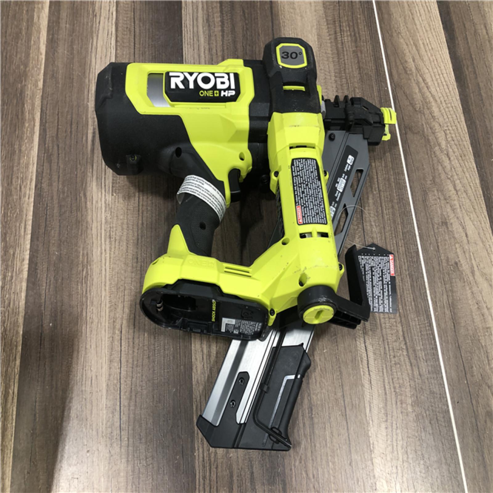 AS-IS RYOBI ONE+ HP 18V Brushless Cordless AirStrike 30° Framing Nailer (Tool Only)