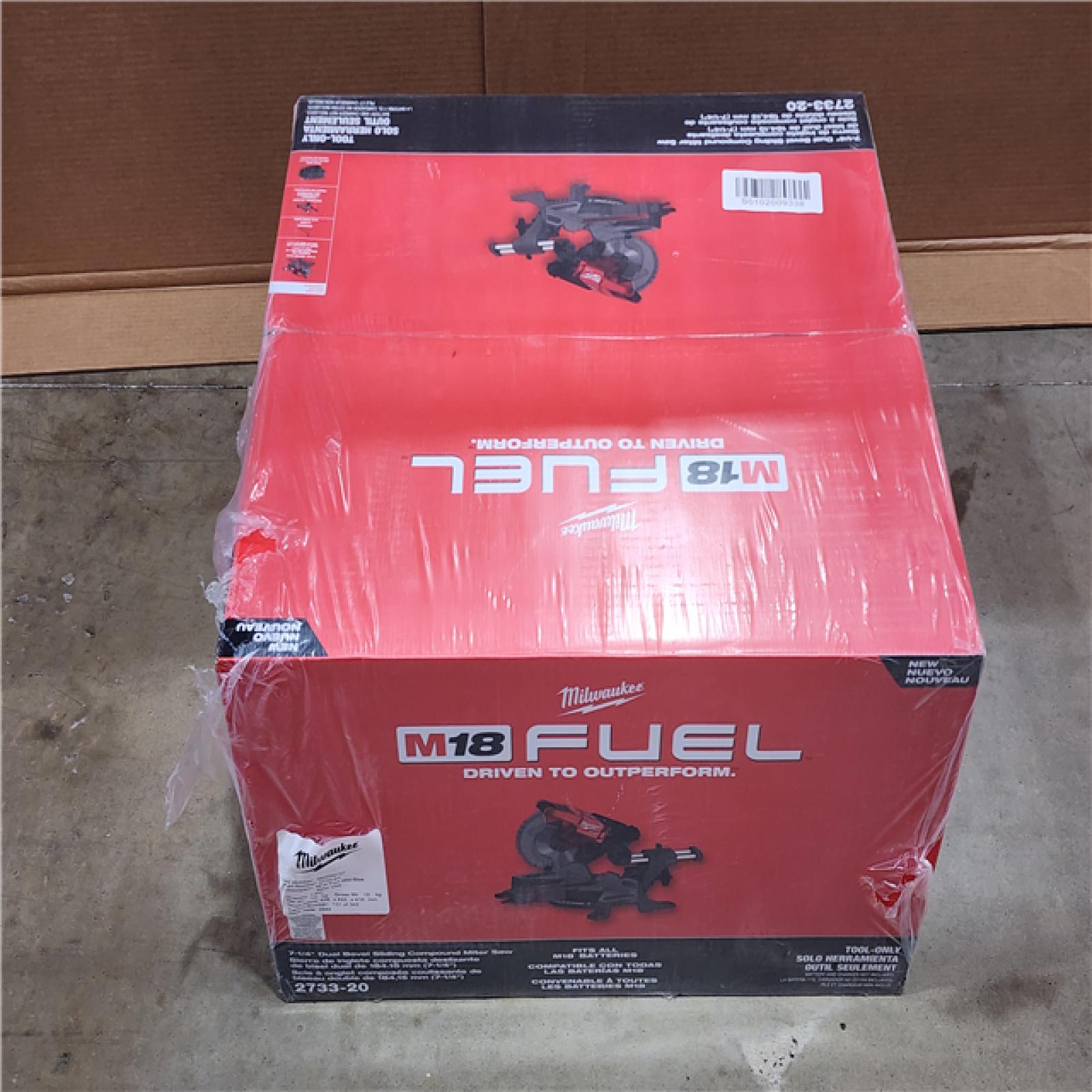 HOUSTON LOCATION - AS-IS (NEW) Milwaukee M18 FUEL 7-1/4 in. Cordless Brushless Dual-Bevel Sliding Compound Miter Saw (Tool Only)