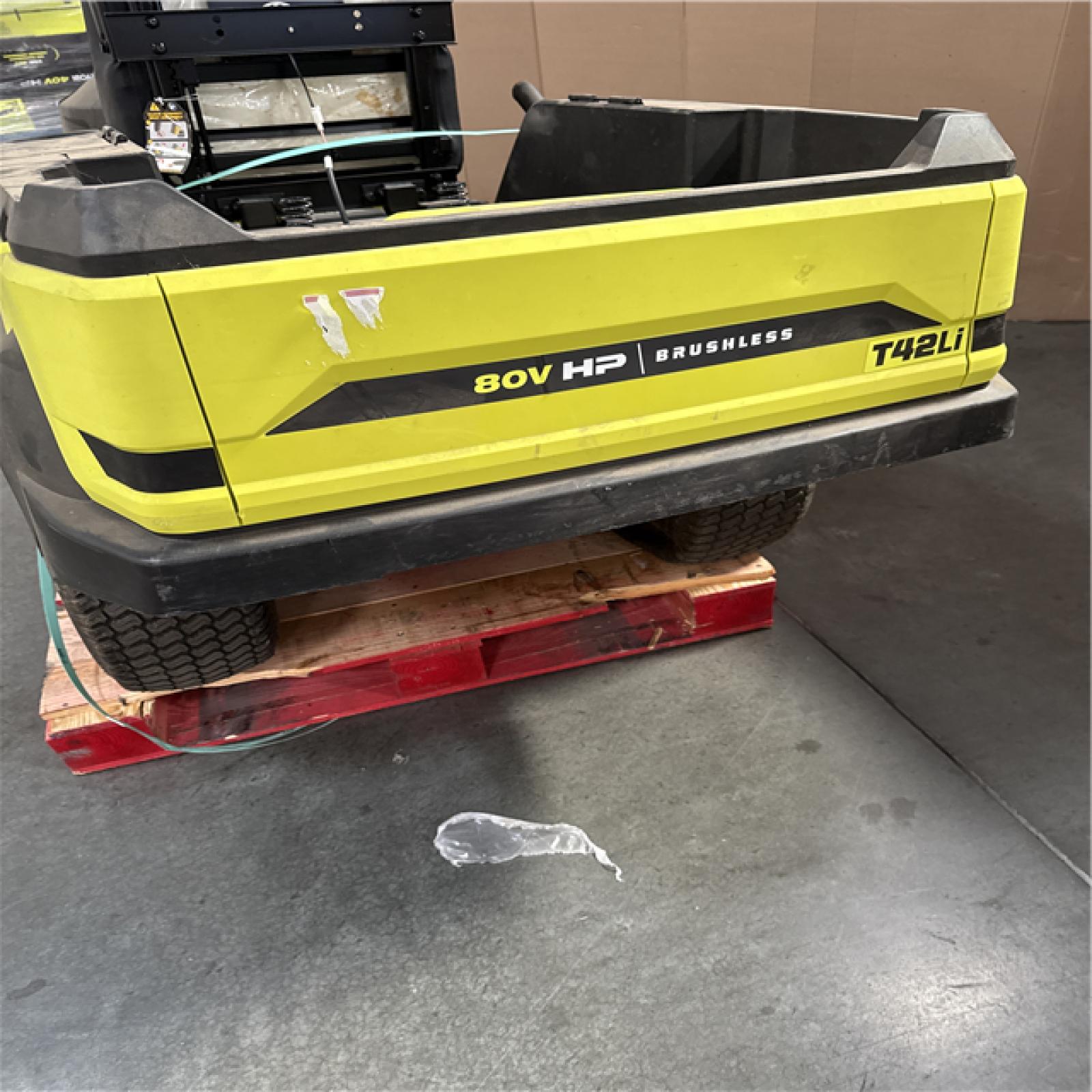 California AS-IS Ryobi 80V HP Brushless Riding Mower