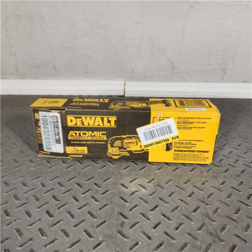 Houston Location - AS-IS Dewalt Atomic 20V MAX Brushless Cordless Oscillating Multi-Tool Bare Tool Only