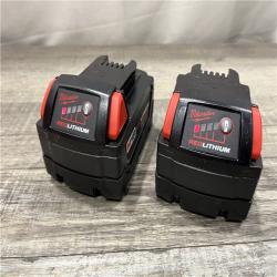 AS-IS Milwaukee 18-Volt Lithium-Ion XC Extended Capacity 5.0 Ah Battery Pack (2-Pack)