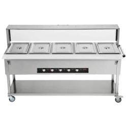 Phoenix NEW VEVOR 5-Pan Commercial Food Warmer 103 Qt. Stainless Steel 3750 Watt Buffet Electric Steam Table Specialty Flatware
