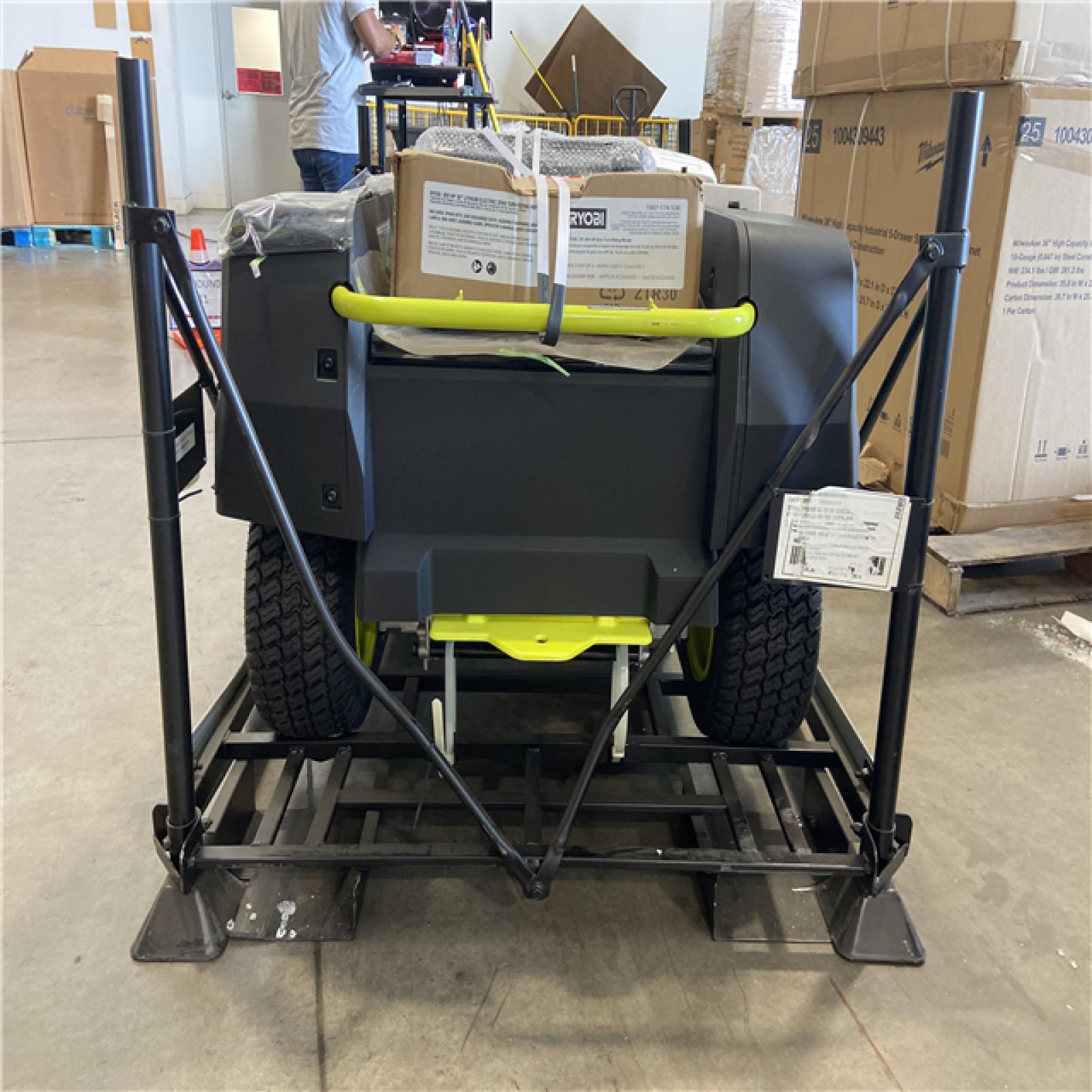 DALLAS LOCATION - RYOBI 80V HP Brushless 30 in. Battery Electric Cordless Zero Turn Riding Mower with (2) 80V 10 Ah Batteries and Charger