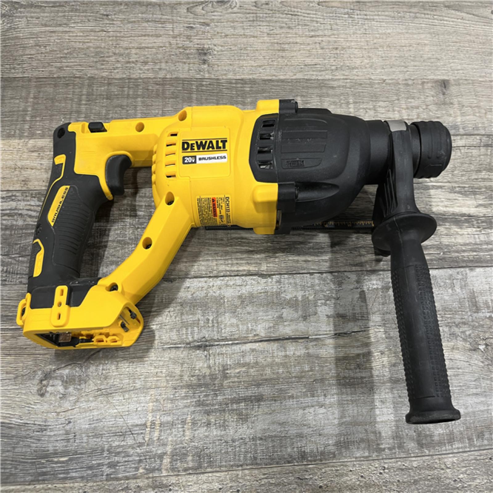 AS-IS DEWALT 20V MAX Cordless Brushless 1 in. SDS Plus D-Handle Concrete and Masonry Rotary Hammer (Tool Only)