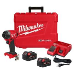 DALLAS LOCATION- NEW!- Milwaukee 2953-22 M18 FUEL 1/4 Hex Impact Driver Kit