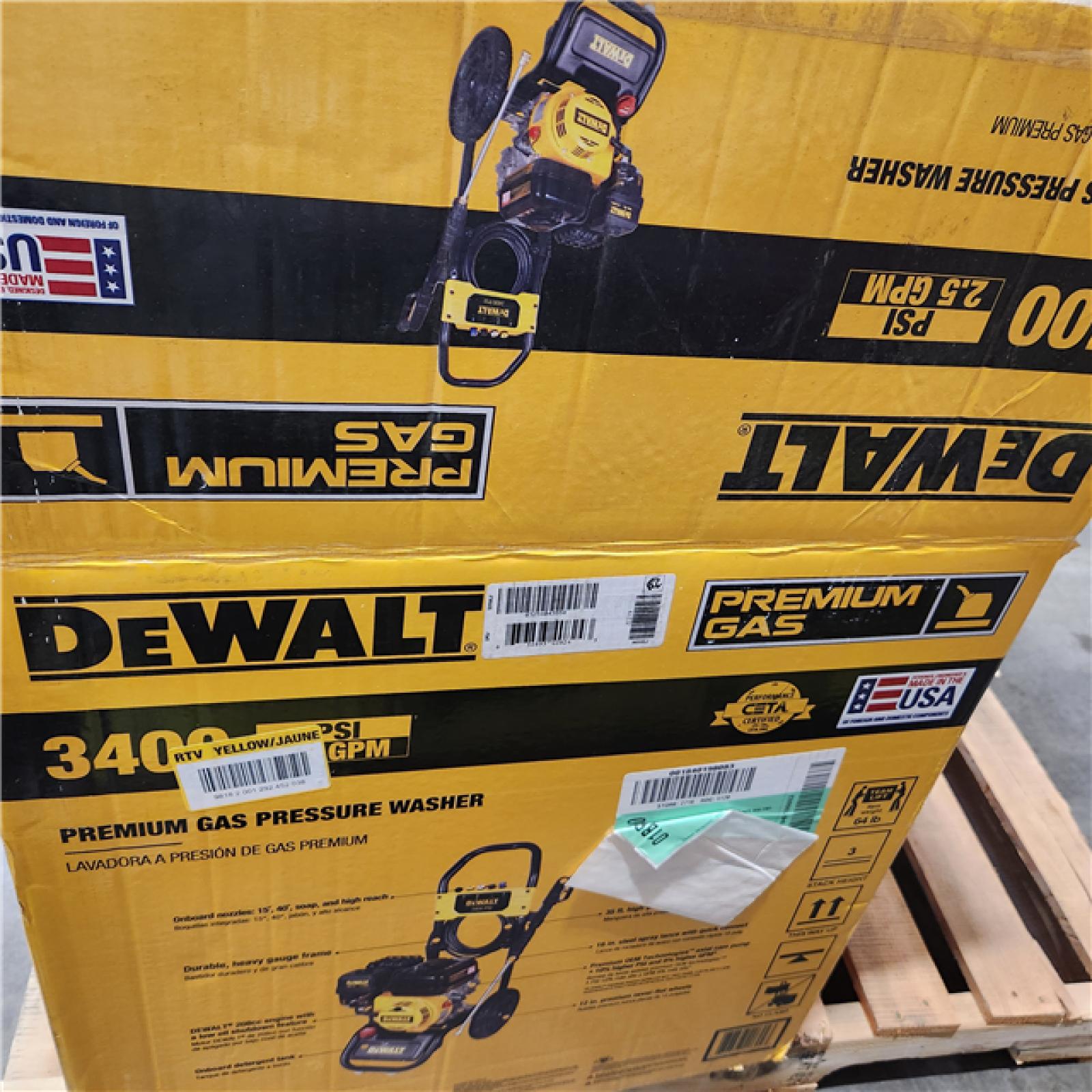 Dallas Location - As-Is DXPW61372 DeWalt Gas Pressure Washer