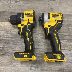 AS-IS DEWALT ATOMIC 20-Volt MAX Lithium-Ion Cordless (2-Tool) Combo Kit