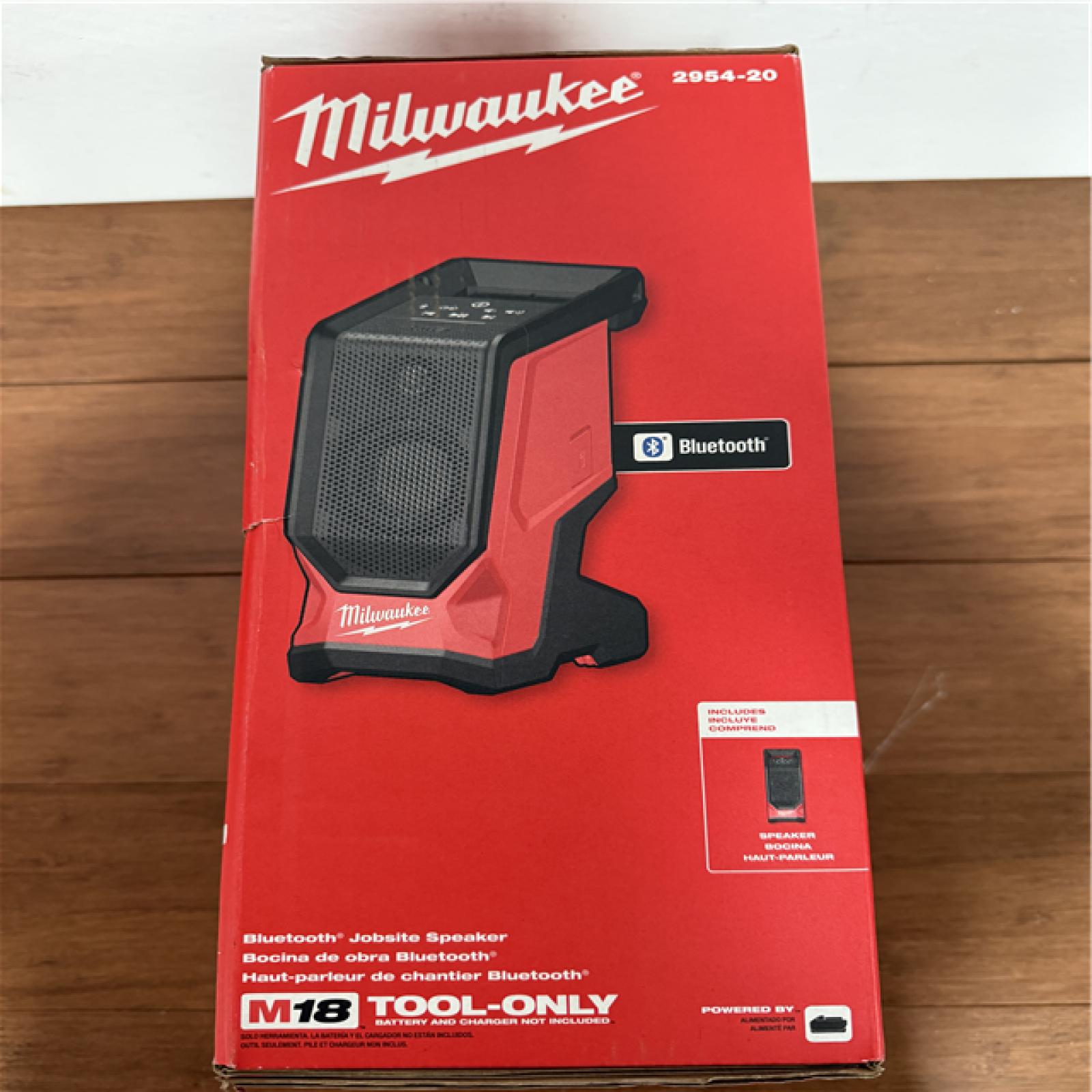 California NEW/Sealed Box Milwaukee Bluetooth Jobsite Speaker