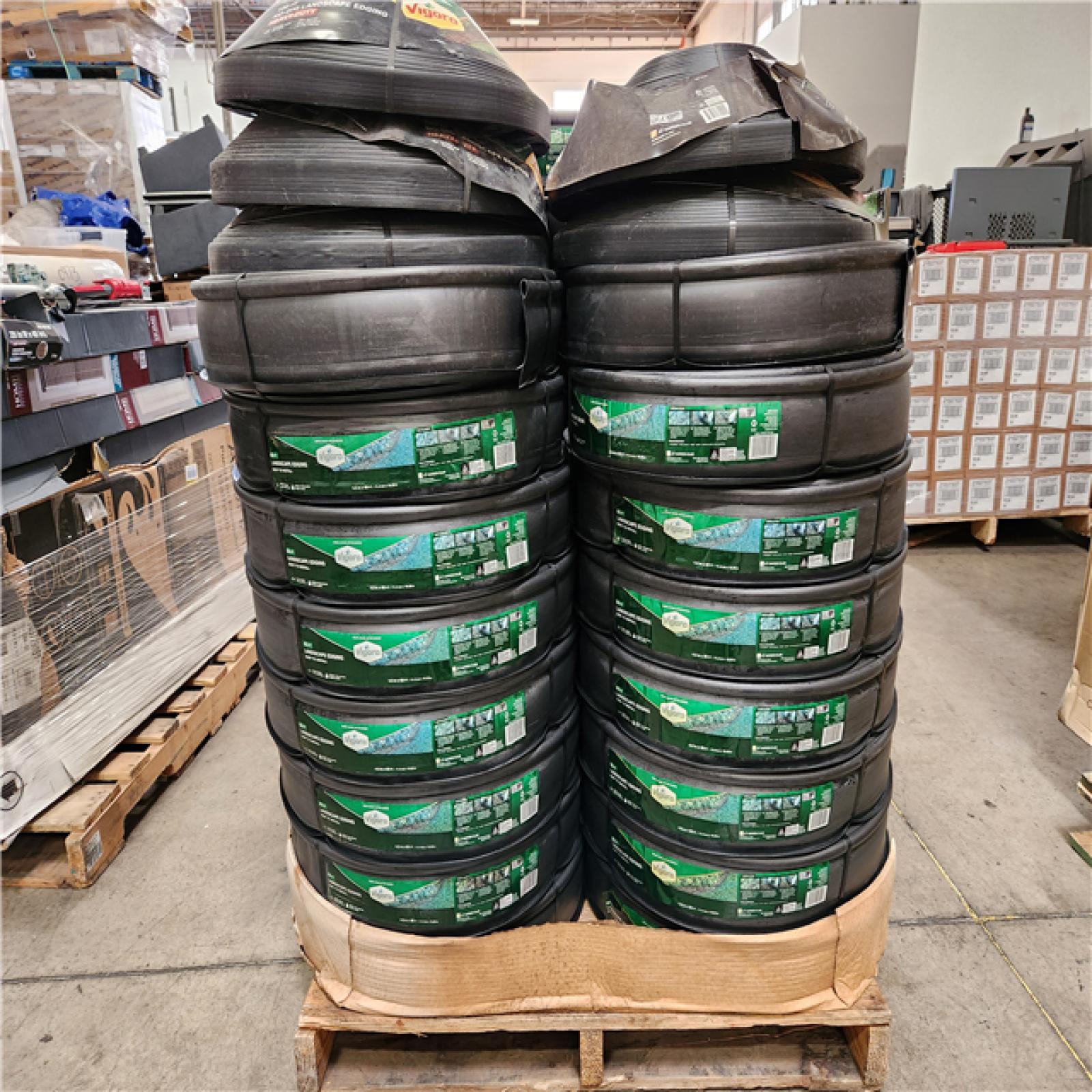 Phoenix Location Vigoro 60 ft. x 0.5 in. x 4.5 in. Black Plastic Dig-In Landscape Edging Pallet (37 Edging)