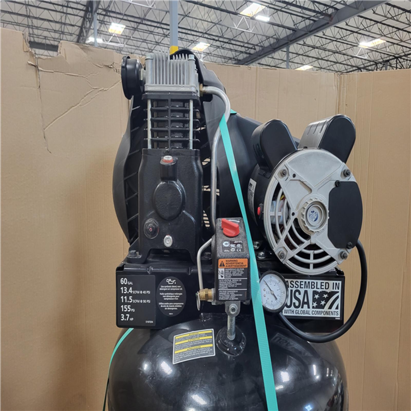 CALIFORNIA AS-IS HUSKY 60 GAL. AIR COMPRESSOR