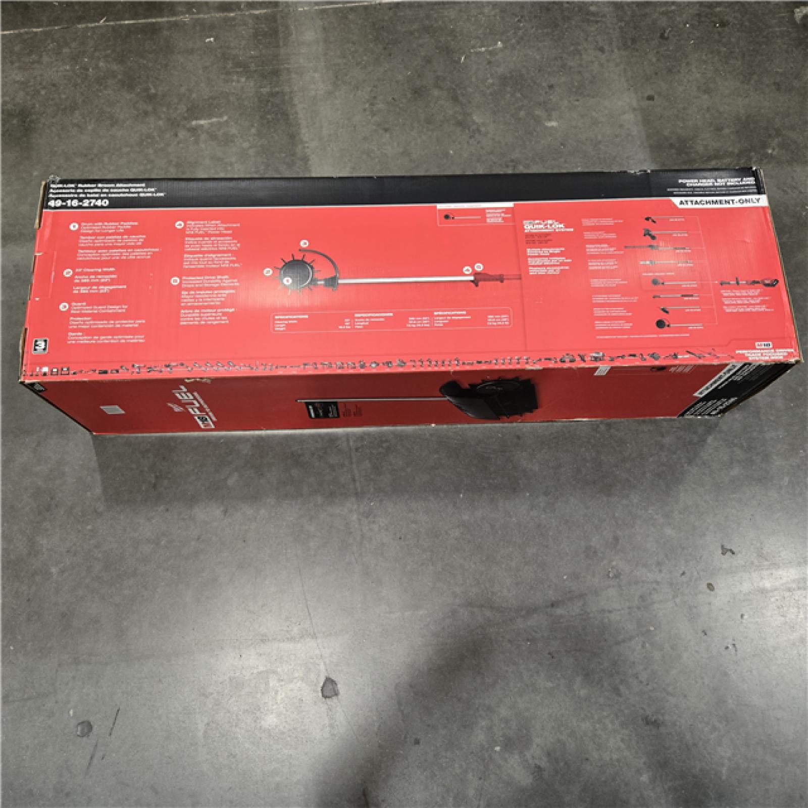 NEW! - M18 FUEL QUIK-LOK Rubber Broom Attachment