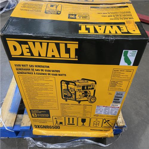 Dallas Location - As-Is DEWALT 8125 / 6500- Watt Gas Powered Portable Generator