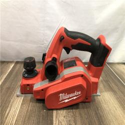 AS-IS Milwaukee M18 18V Lithium-Ion Cordless 3-1/4 in. Planer (Tool-Only)
