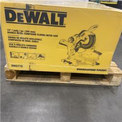 NEW- DeWalt 15 Amps 12 in. Corded Dual-Bevel Sliding Compound Miter Saw