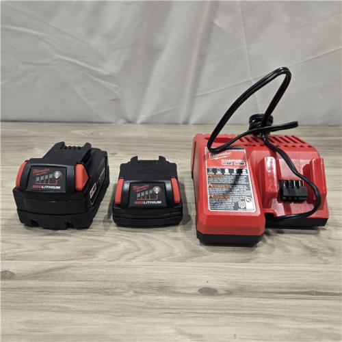 AS-IS Milwaukee M18 18V Starter Kit with One 5.0 Ah and One 2.0 Ah Battery and Charger