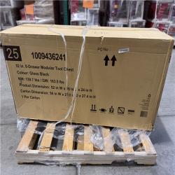 DALLAS LOCATION - HUSKY 52IN 8 DRAWER TOOL CHEST GLOSS BLACK