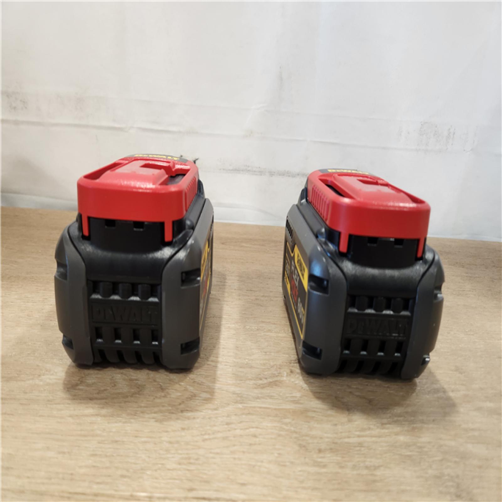 AS-IS-- DEWALT FLEXVOLT 20V/60V MAX Lithium-Ion 6.0Ah Battery Pack (2 Pack)