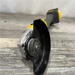 AS-IS DEWALT 20-Volt MAX Cordless Brushless 4-1/2 in. Angle Grinder with Slide Switch (Tool Only)