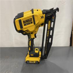 AS-IS - DeWalt 20V MAX XR 16-Gauge Electric Cordless Angled Finishing Nailer Kit