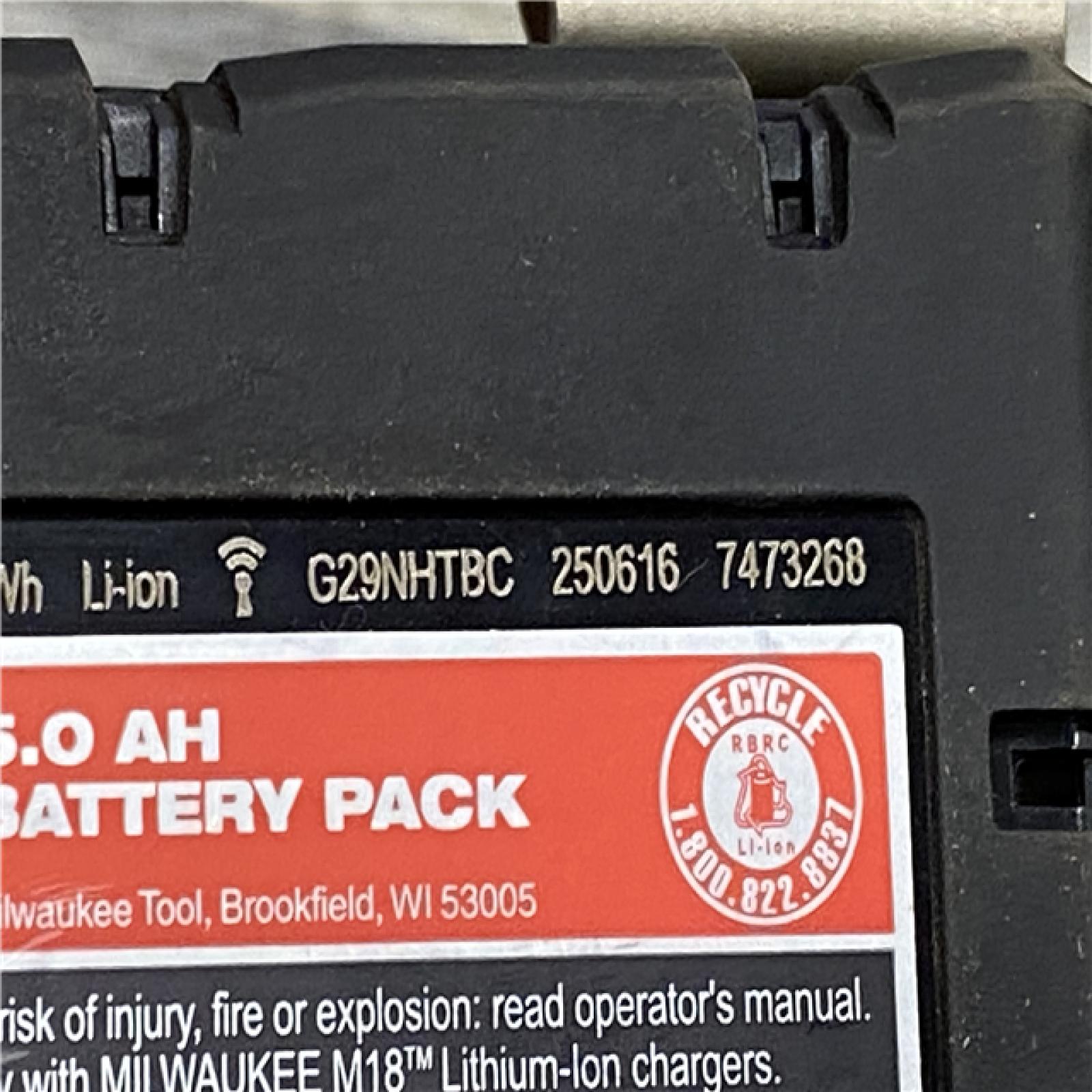 AS-IS Milwaukee FUEL 18V Lithium-Ion Brushless Cordless Hammer Drill and Impact Driver Combo Kit (2-Tool) with 2 Batteries