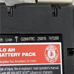 AS-IS Milwaukee FUEL 18V Lithium-Ion Brushless Cordless Hammer Drill and Impact Driver Combo Kit (2-Tool) with 2 Batteries