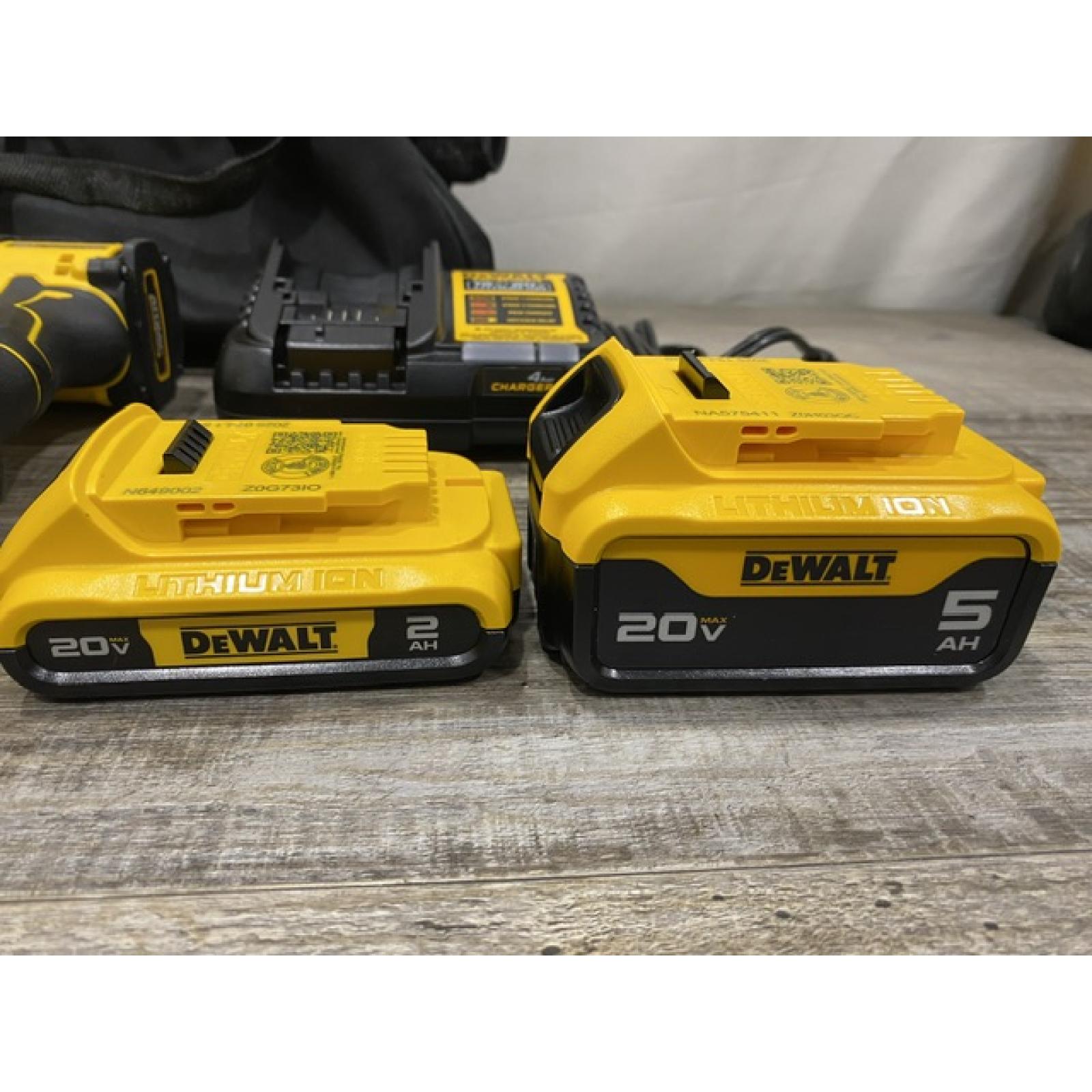 AS-IS DEWALT ATOMIC 20V MAX Lithium-Ion Cordless 2-Tool Combo Kit