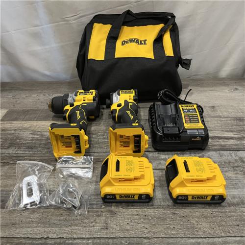 AS-IS DEWALT 20V MAX XR Cordless Drill/Driver  ATOMIC Impact Driver 2 Tool Combo Kit