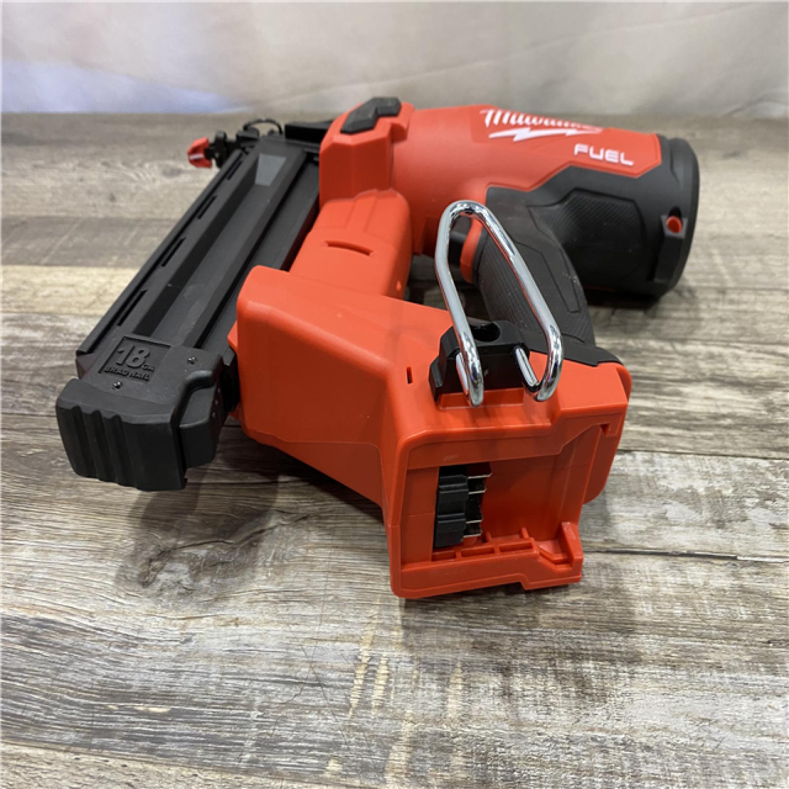 AS-IS Milwaukee FUEL 18-Volt Lithium-Ion Brushless Cordless Gen II 18-Gauge Brad Nailer (Tool-Only)