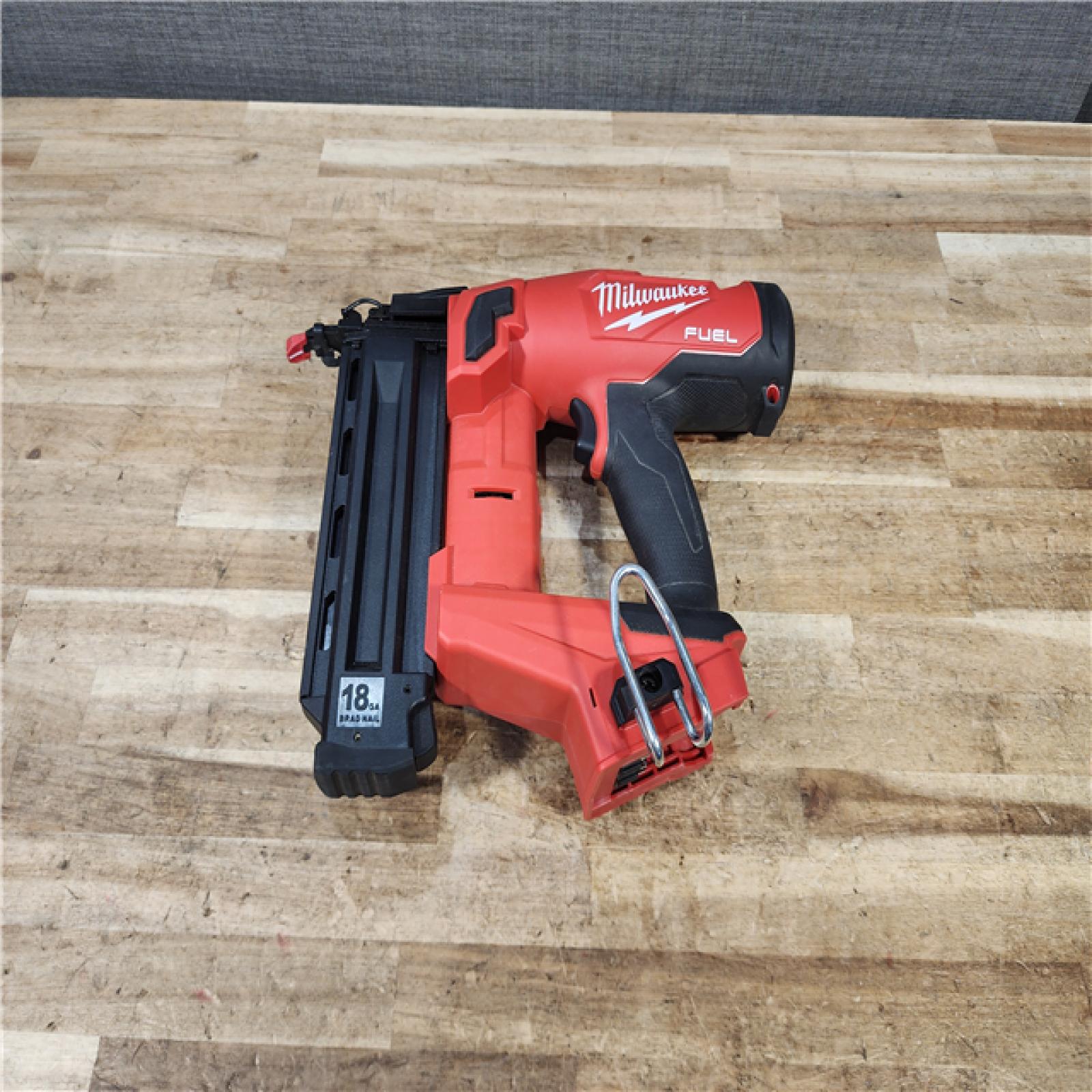 HOUSTON LOCATION - AS - IS Milwaukee FUEL 18-Volt Lithium-Ion Brushless Cordless Gen II 18-Gauge Brad Nailer (Tool-Only)