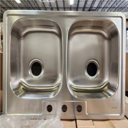 Phoenix Location NEW Aspen Stainless Steel Top mount 33 22G Double Bowl Sink Pallet (14 Sinks)