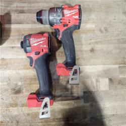 HOUSTON LOCATION - AS-IS MILWAUKEE FUEL 18V Lithium-Ion Brushless Cordless Hammer Drill and Impact Driver Combo Kit