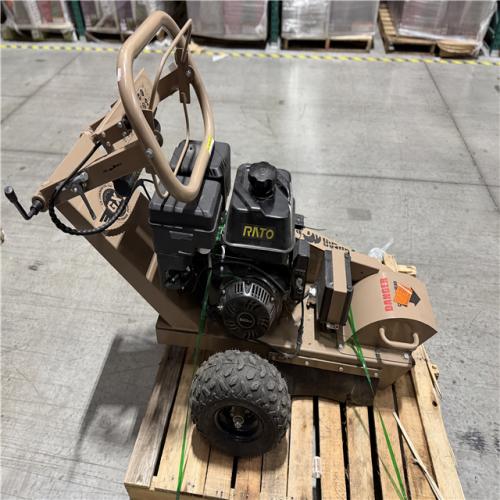 DALLAS LOCATION- AS-IS BIGBEAR POWER Double Down Cutter 12 in. 15-HP Gas Powered Stump Grinder with High Torque Rato