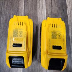 AS-IS DEWALT 20V MAX XR Lithium-Ion 8.0 Ah Battery Pack (2-Pack)