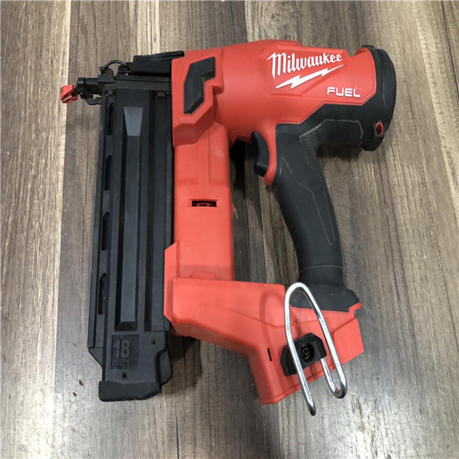 AS-IS Milwaukee FUEL 18-Volt Lithium-Ion Brushless Cordless Gen II 18-Gauge Brad Nailer (Tool-Only)
