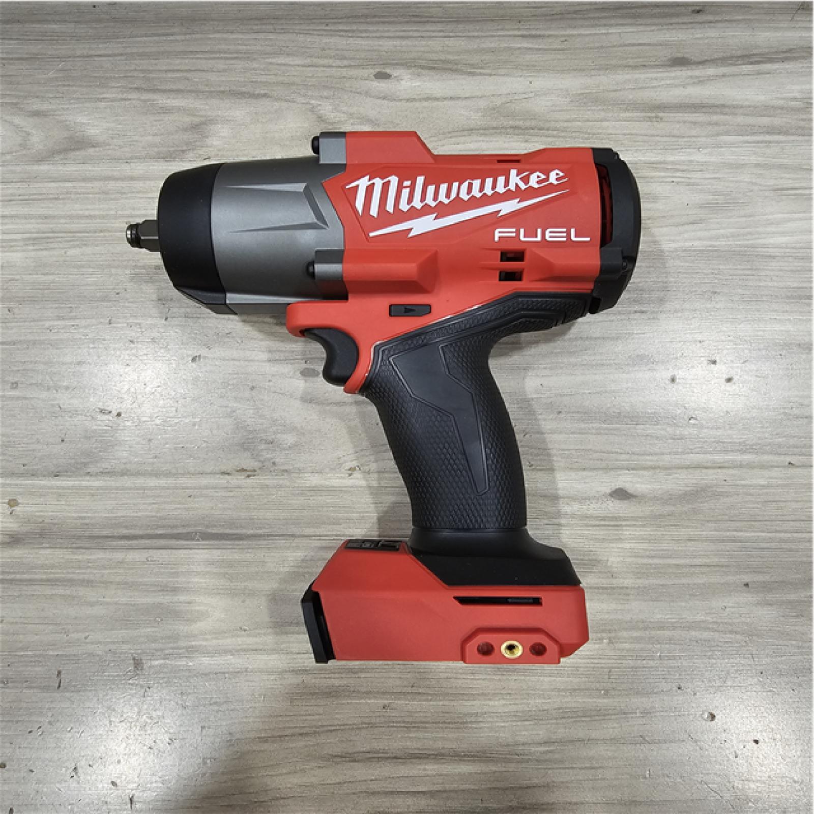 AS-IS Milwaukee FUEL 18V Lithium-Ion Brushless Cordless 1/2 in. Impact Wrench with Friction Ring (Tool-Only)