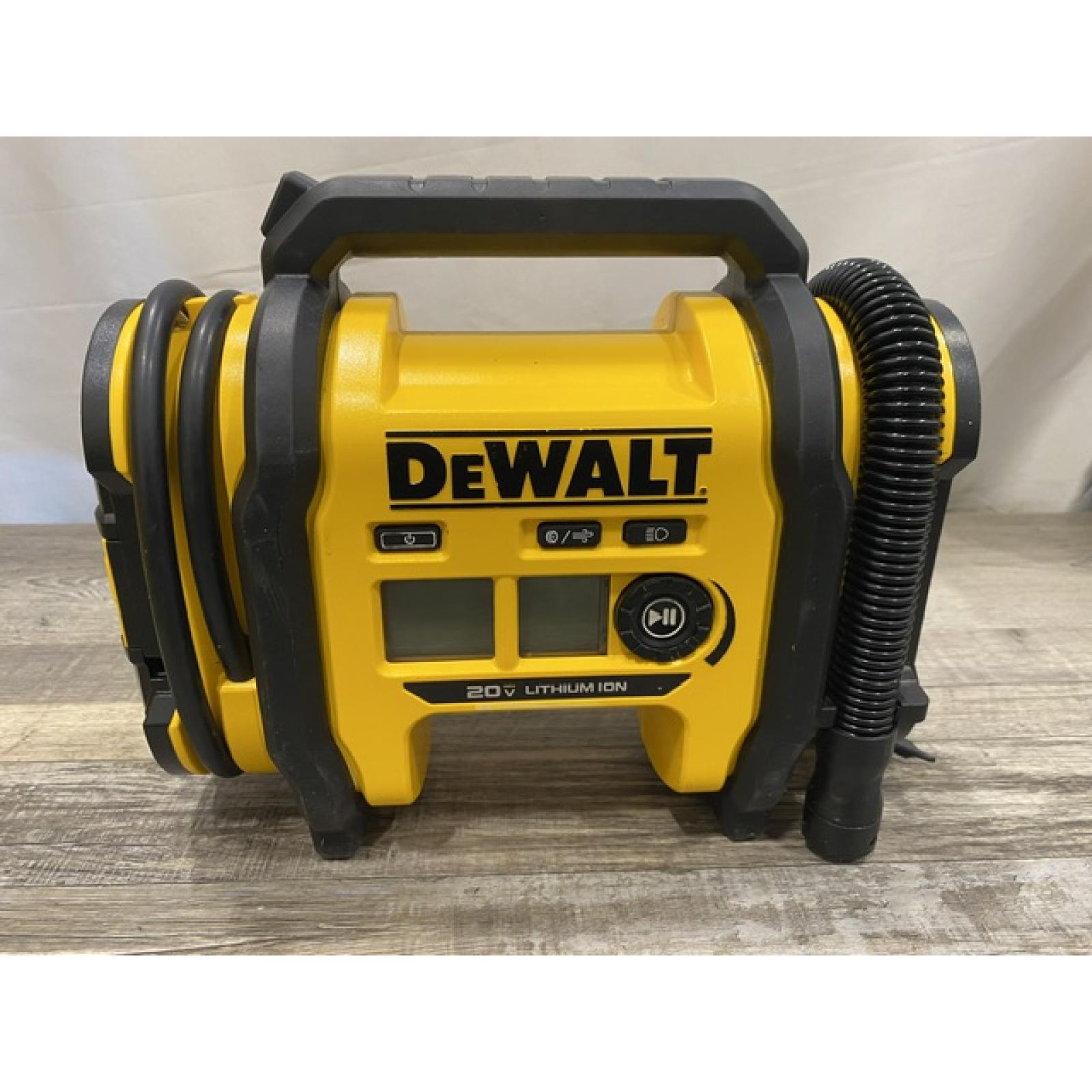 AS-IS DEWALT 20V MAX Cordless Electric Portable Inflator (Tool Only)