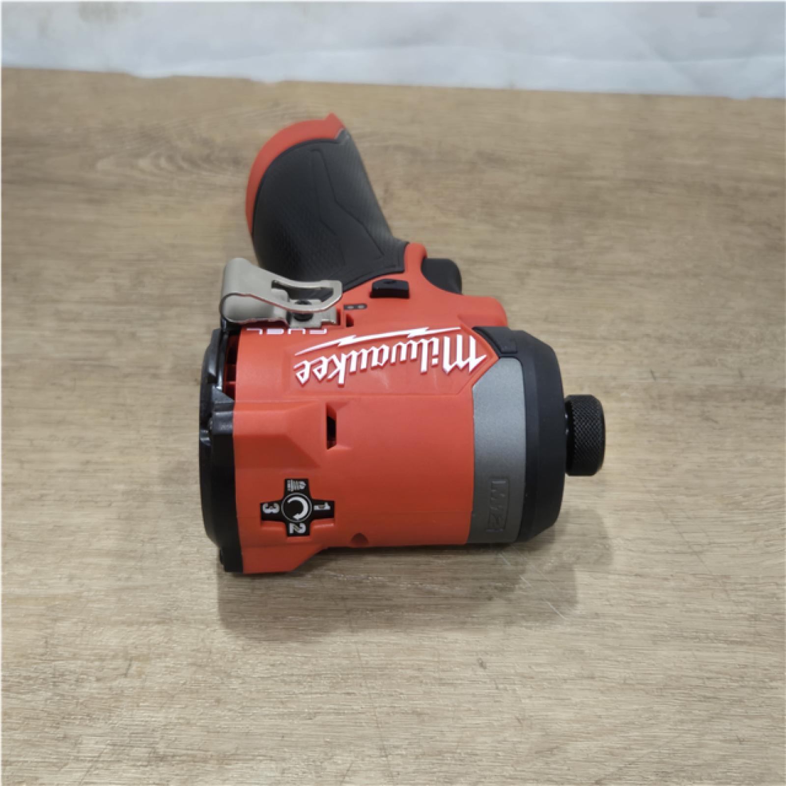 AS-IS Milwaukee FUEL 12-Volt Lithium-Ion Brushless Cordless Hammer Drill and Impact Driver Combo Kit
