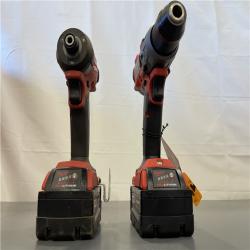 AS-IS - MILWAUKEE FUEL 18V Lithium-Ion Brushless Cordless Hammer Drill and Impact Driver Combo Kit