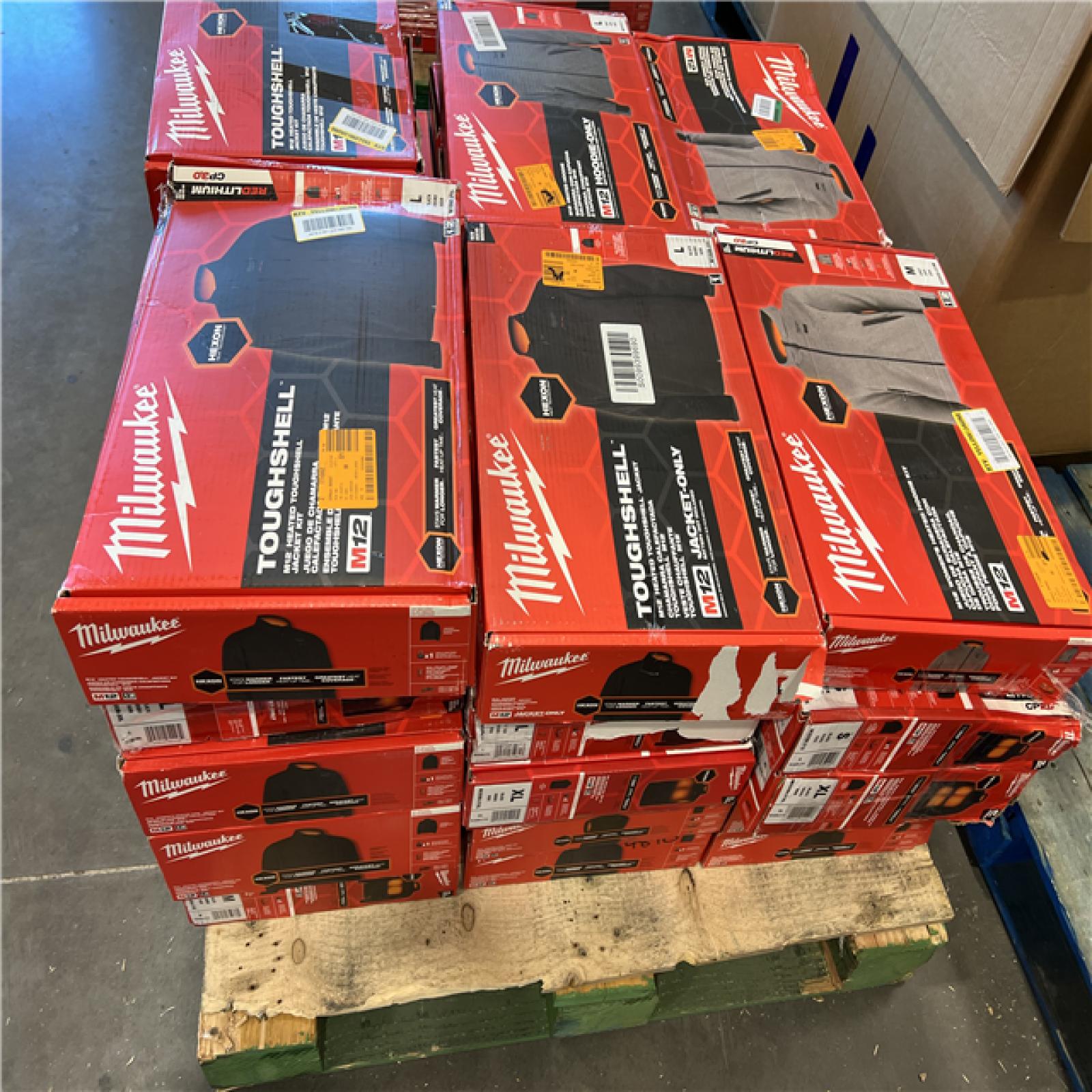 DALLAS LOCATION - AS-IS MILWAUKEE JACKET PALLET (30 COUNT)