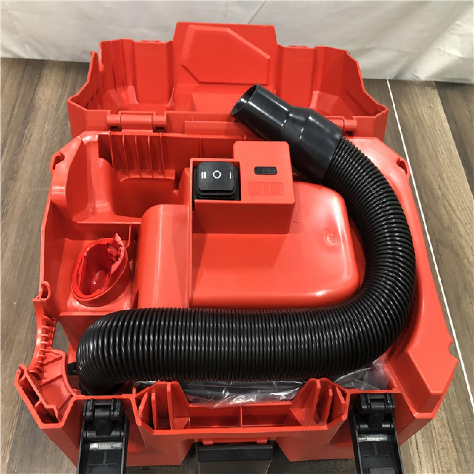 AS-IS Milwaukee FUEL 12-Volt Lithium-Ion Cordless 1.6 Gal. Wet/Dry Vacuum (Vacuum-Only)