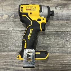AS-IS DEWALT Atomic 20V Max Lithium-Ion Brushless Cordless Compact 1/4 in. Impact Driver Kit