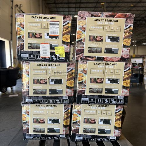 DALLAS LOCATION - DALLAS LOCATION - OKLAHOMA JOE'S Bronco 18 in. Heavy Duty Charcoal Drum Smoker and Grill with 284 sq. in. Cooking Area in Black PALLET-(6 UNITS)